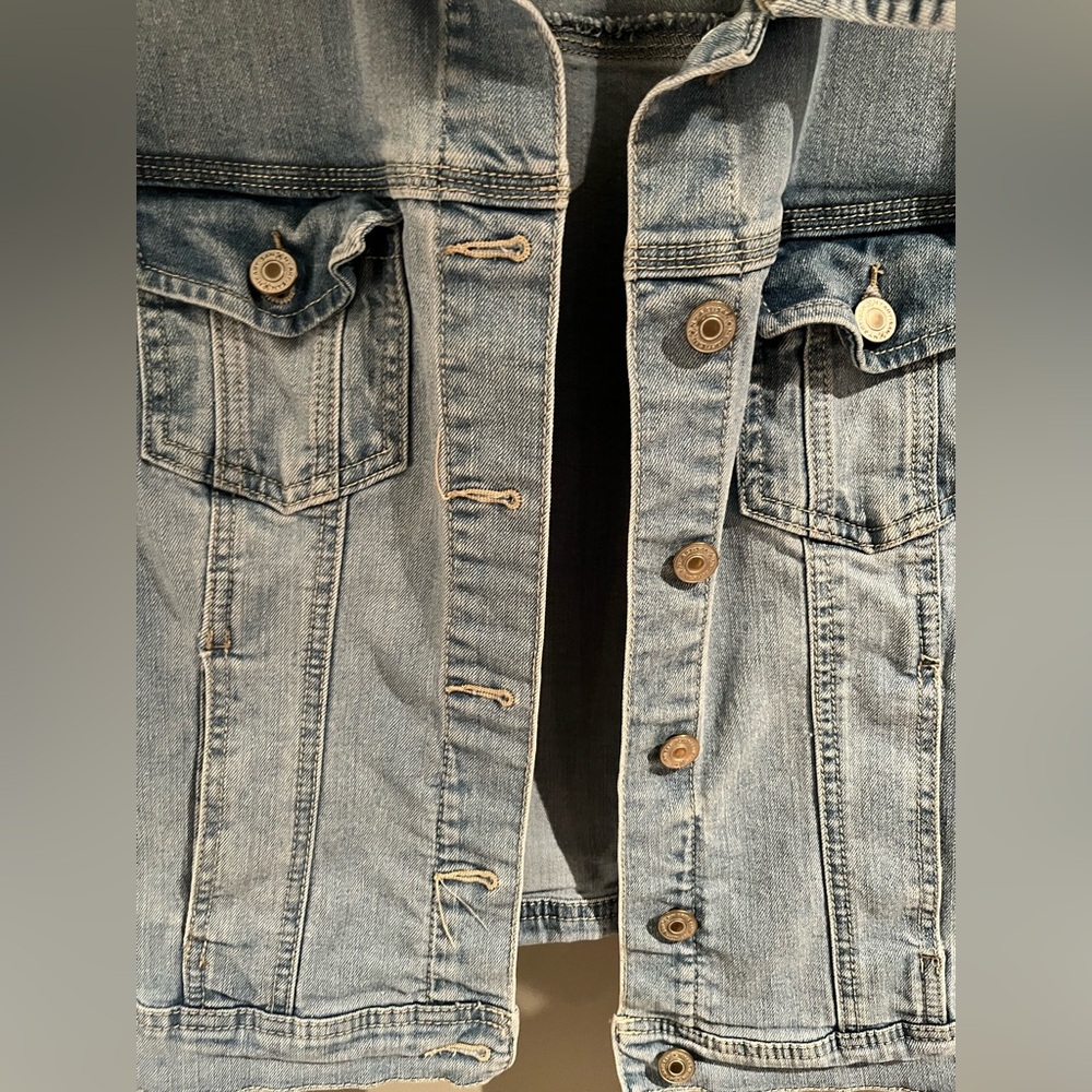 Artisan Ny Women's Classic Blue Jean Jacket size large - Picture 2 of 6